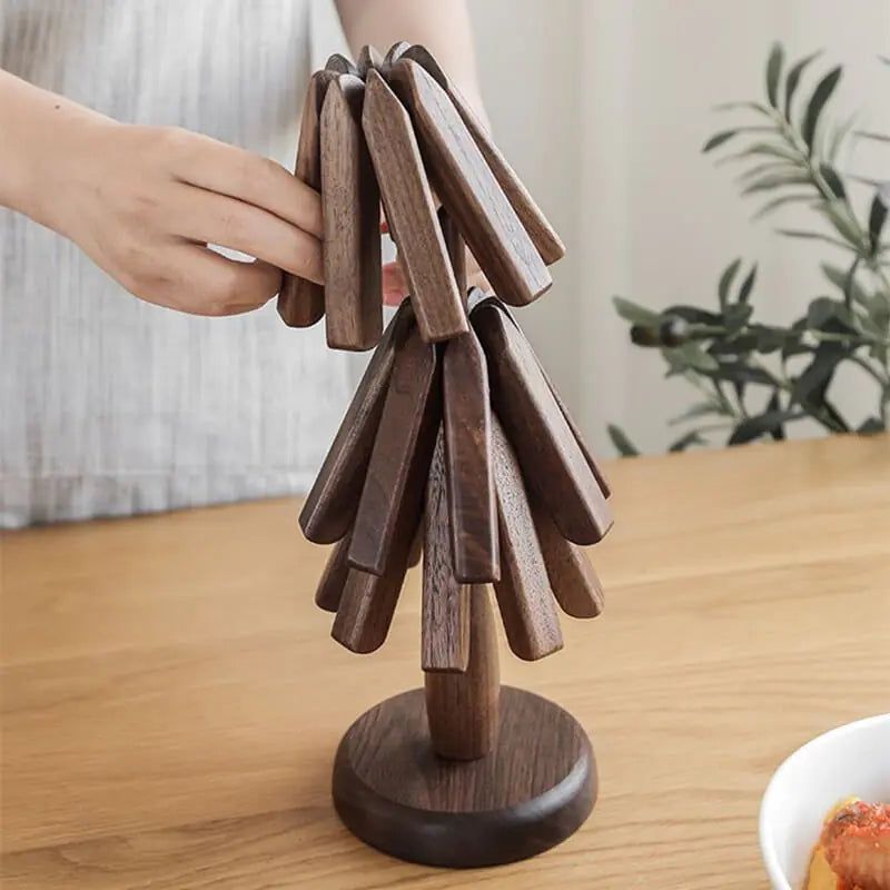 Houten onderzetter