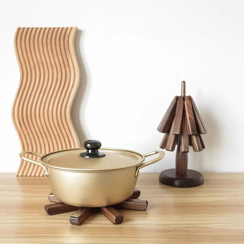 Houten onderzetter